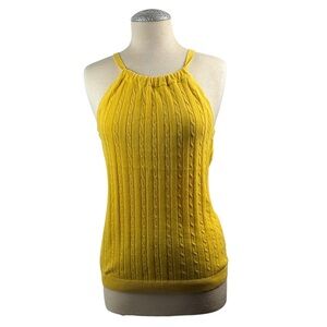 Old Navy  Ribbed Tank‎ Sweater Yellow/Gold Size M